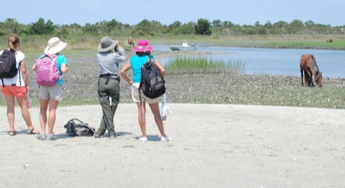 Sixteen area teachers enjoyed a wide spectrum of field activities at the Coastal Connections Summer Session